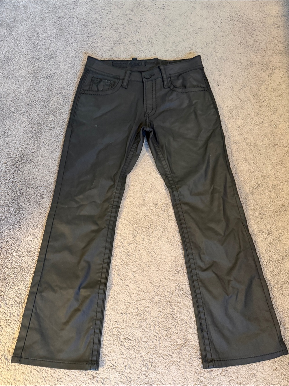 BC USA Men's Black Bootcut Jeans